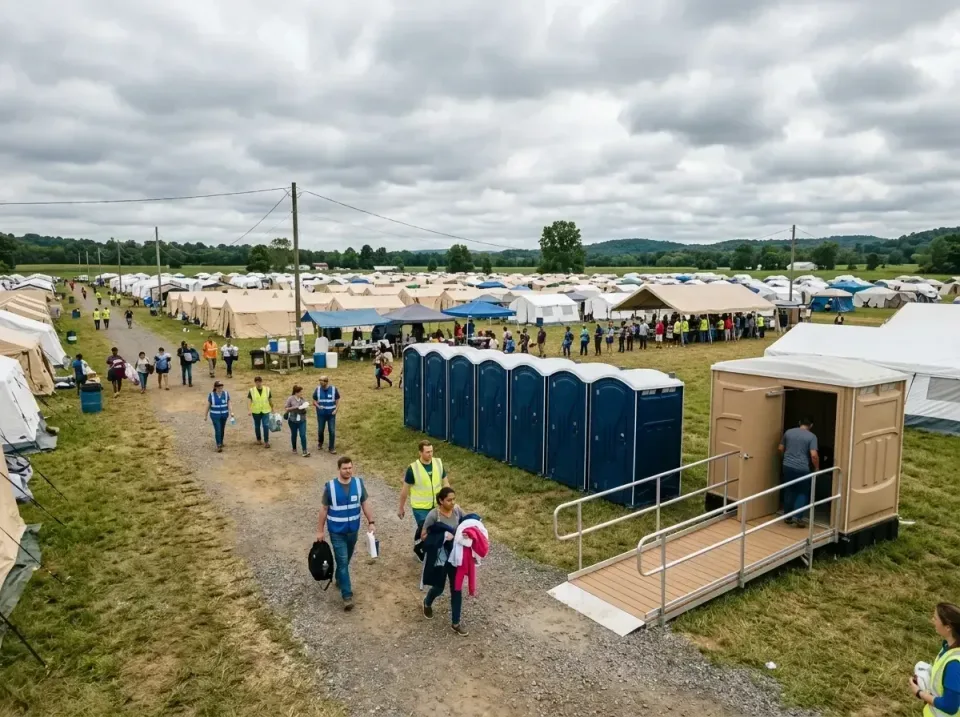 disaster-relief-camp-restrooms-010 — frequently asked questions, Dumpster & Portable Bathrooms Rental in Penn Estates, PA